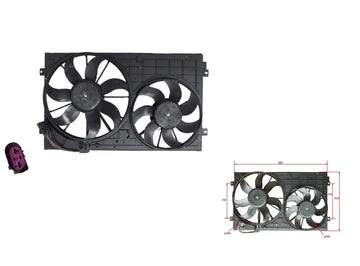 Volkswagen EOS 1F 2007-2014 Radiator Fan