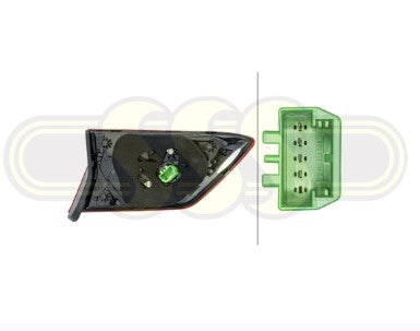 Volkswagen Tiguan Highline R-Line 03/2021-Onwards Rear Reflector Light Right Hand Side LED type