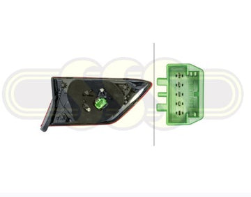 Volkswagen Tiguan Highline R-Line 03/2021-Onwards Rear Reflector Light Right Hand Side LED type - 0