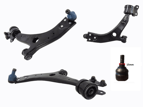 Ford Focus LS LT 06/2005-06/2009 Front Lower Control Arm Left Hand Side Taper Diameter 15mm