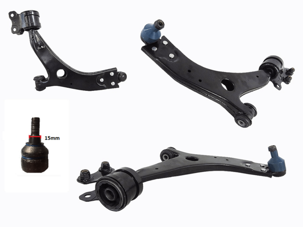 Ford Focus LS LT 06/2005-06/2009 Front Lower Control Arm Right Hand Side Taper Diameter 15mm