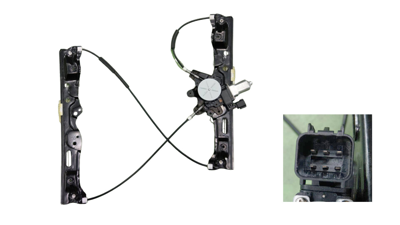 Ford Ranger PX 2011-12/2022 Window Regulator Front Right Hand Side With Motor 6 Pin Plug