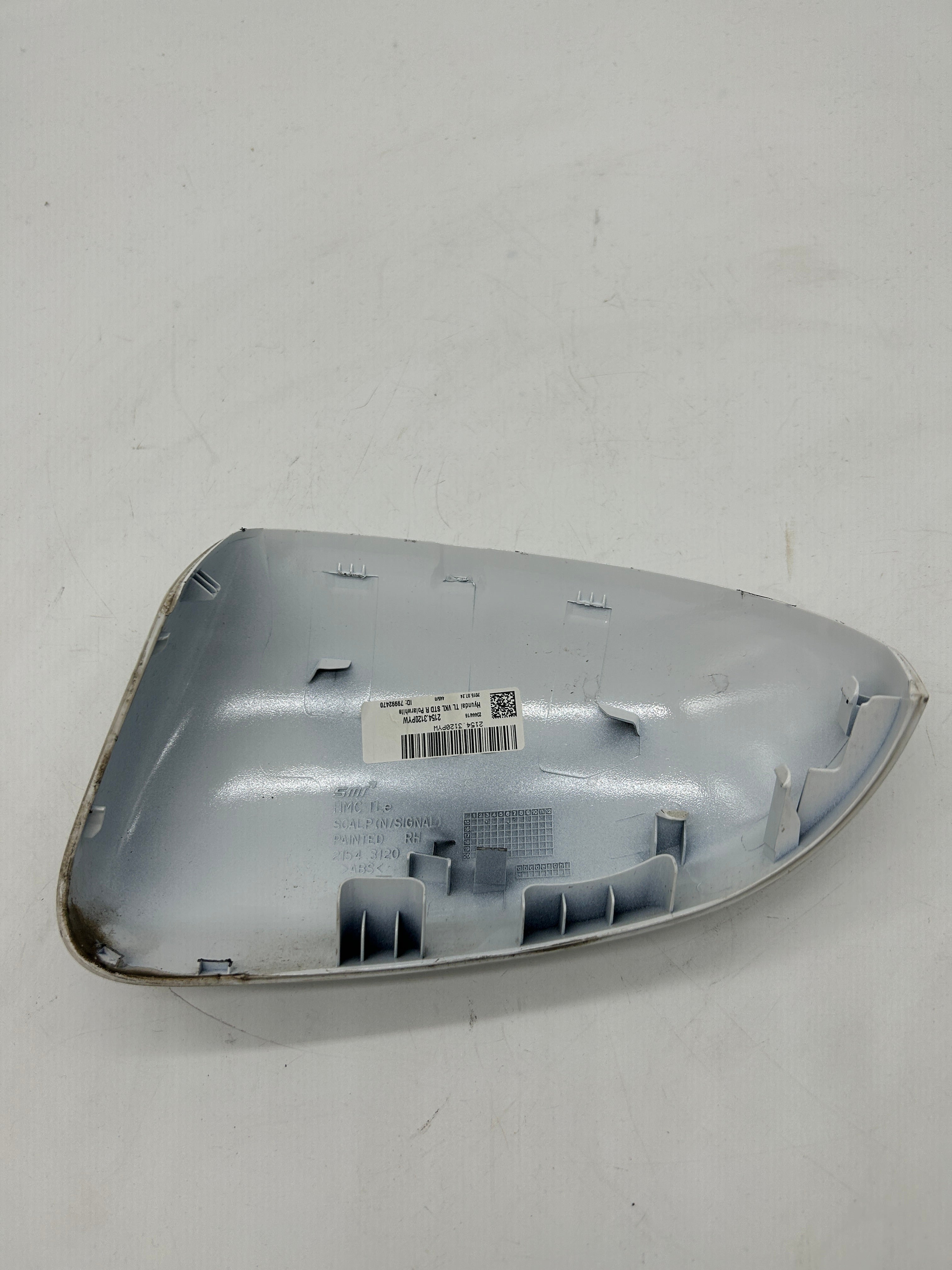 Hyundai Tucson TL 05/2015-Onwards Door Mirror Cover Right Hand Side White - 0