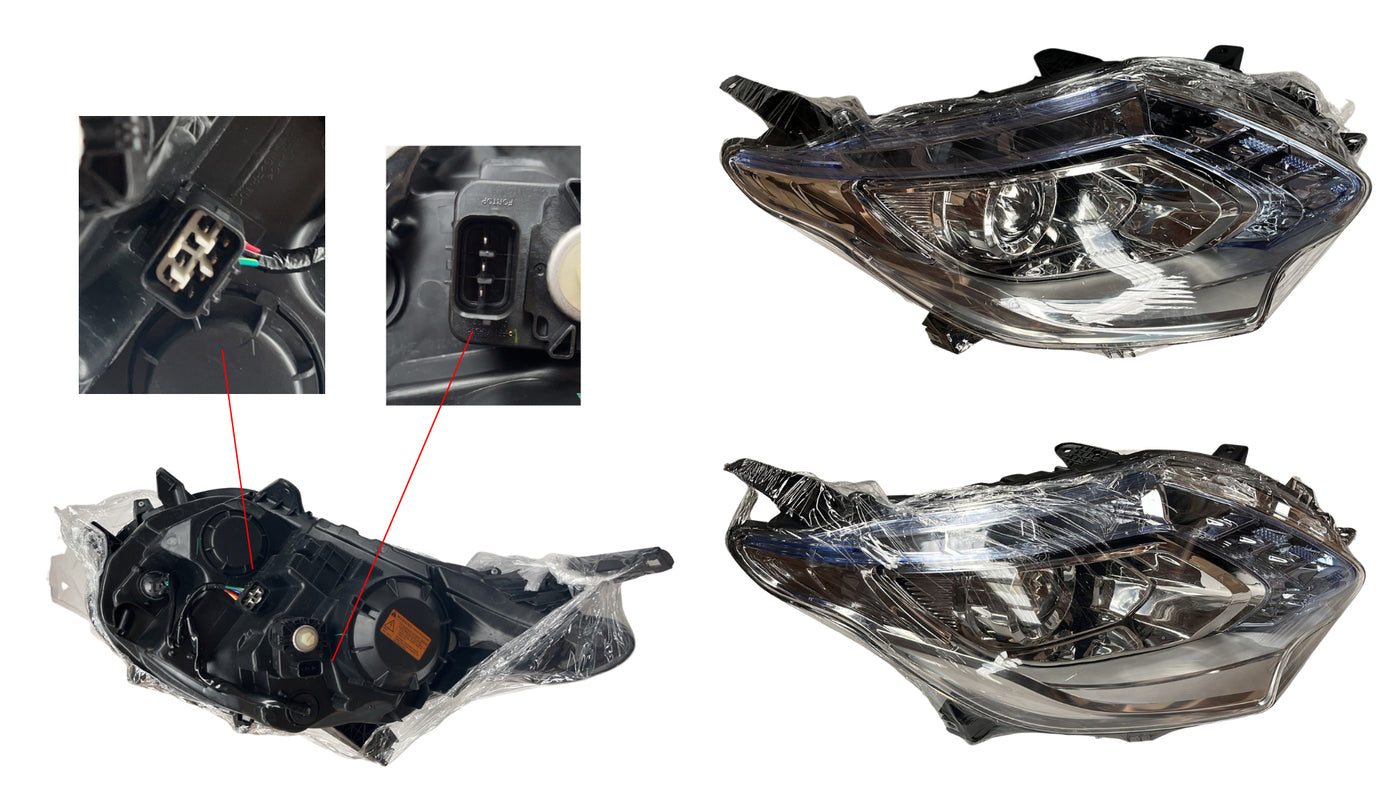 Mitsubishi Triton MQ 2015-2018 Headlight Right Hand Side Chrome Projector
