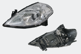 Nissan Tiida C11 Series 2 03/2010-2013 Head Light Left Hand Side