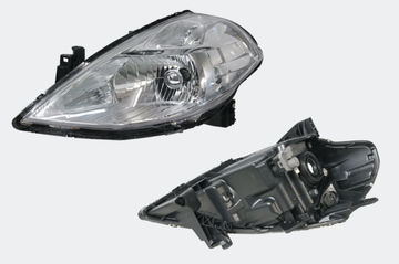 Nissan Tiida C11 Series 2 03/2010-2013 Head Light Left Hand Side