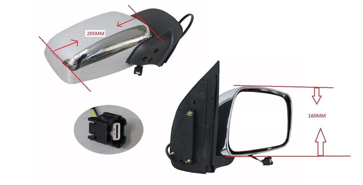 Nissan Pathfinder R51 07/2005-09/2013 Door Mirror Right Hand Side