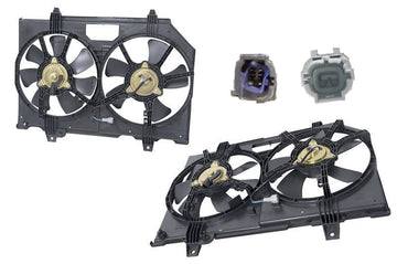 Nissan XTrail T30 10/2003-08/2007 Dual Radiator Fan