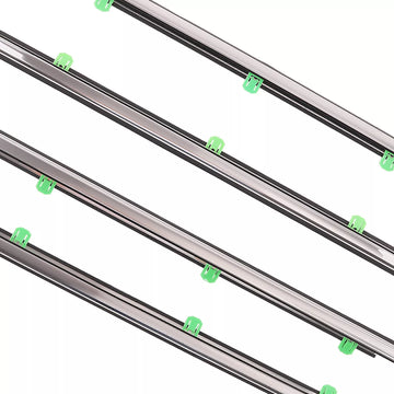 Honda CRV 2007-2011 Window Weather Strip Set Chrome - 0