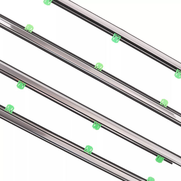 Honda CRV 2007-2011 Window Weather Strip Set Chrome