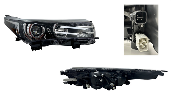 Toyota Corolla ZRE172 Series 1 12/2013-10/2016 Headlight Right Hand Side