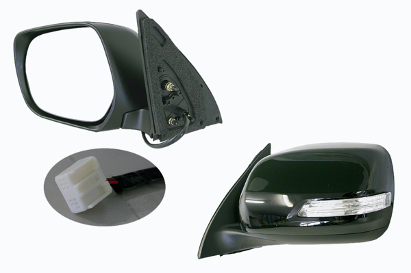 Toyota Prado J150 10/2009- 10/2013 Door Mirror Left Hand Side 5 Pins