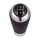 Universal Gear Knob 5 Speed Manual Chrome Black and Leather-5