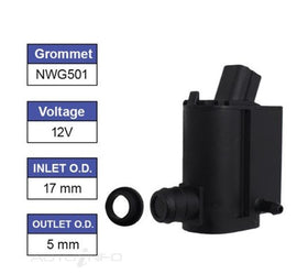 Hyundai Kona 09/2017-2026 Windscreen Washer Pump