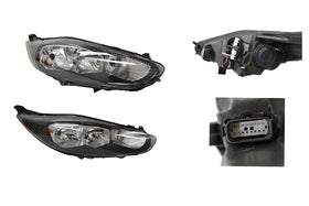 Ford Fiesta WZ 08/ 2013-Onwards Headlight Right Side Halogen
