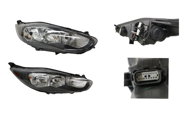 Ford Fiesta WZ 08/ 2013-Onwards Headlight Right Side Halogen