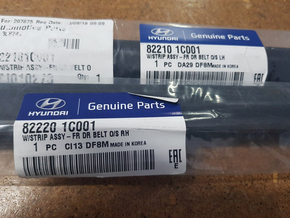 Weather Strips Hyundai Getz TB 2002-2012 5DR Rear Left Hand Side - All AutomotiveParts