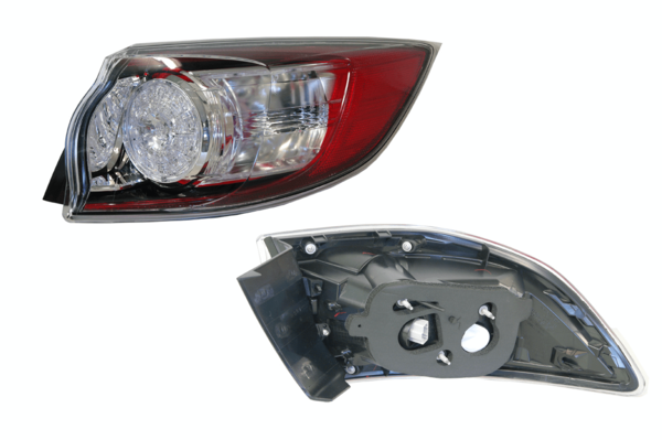Mazda 3 SP25/MPS 2009-2014 Tail Light Outer Right Hand Hatchback - All AutomotiveParts