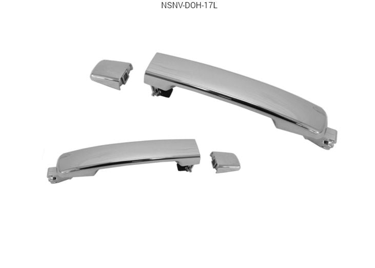 Nissan Navara 2005-2015 Outer Front Door Handle Left Hand Side Chrome