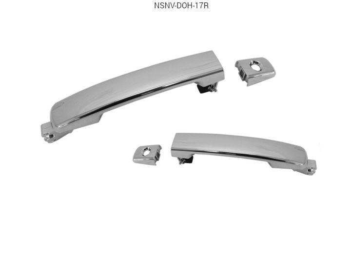 Nissan Navara D40 2005-2015 Outer Front Door Handle Right Hand Side Chrome