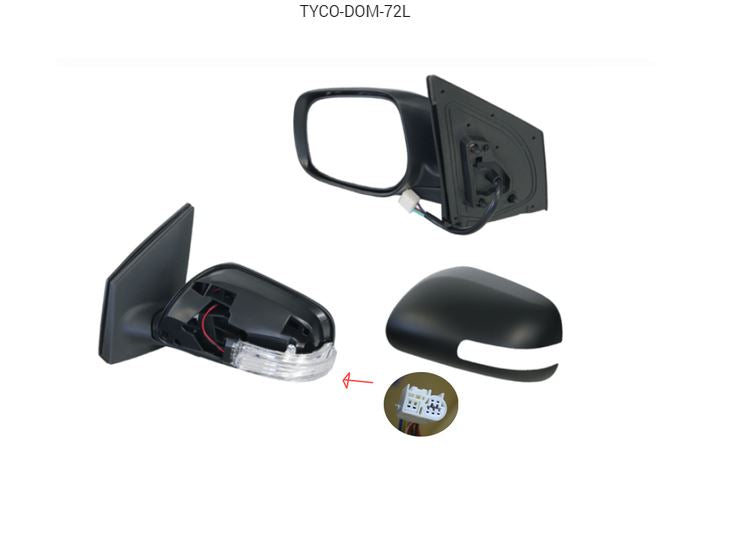 Toyota Corolla ZRE152 Series 2 2009-2013 Door Mirror Left Hand Electric