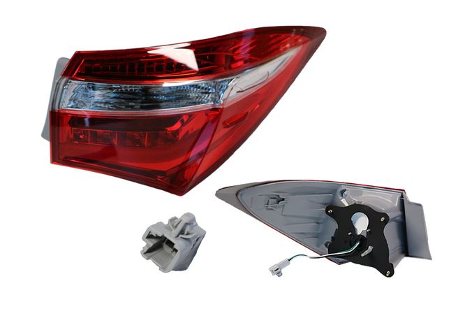 Toyota Corolla ZRE172 2013-2016 Tail Light Outer Right Hand Sedan