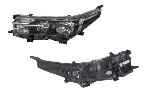 Toyota Corolla ZRE172 12/2013-10/2016 Headlight Left Hand Sedan