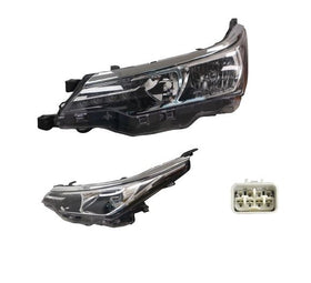 Toyota Corolla ZRE172 2016 - 2019 Headlight Left Hand Side Sedan