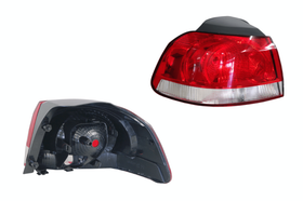 Volkswagen Golf MK6 2008-2013 Tail Light Left Hand Side