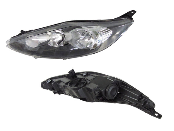 Ford Fiesta WS-WT 2008-2013 Headlight Left Hand Side Halogen Manual Adjuster