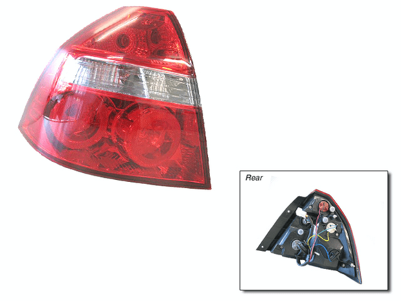 Holden Barina TK Series 1 2006-2008 Tail Light Left Hand Sedan