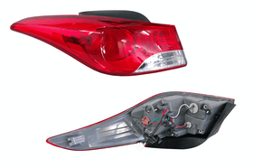 Hyundai Elantra MD 2011-2013 Tail light Left Hand - All AutomotiveParts