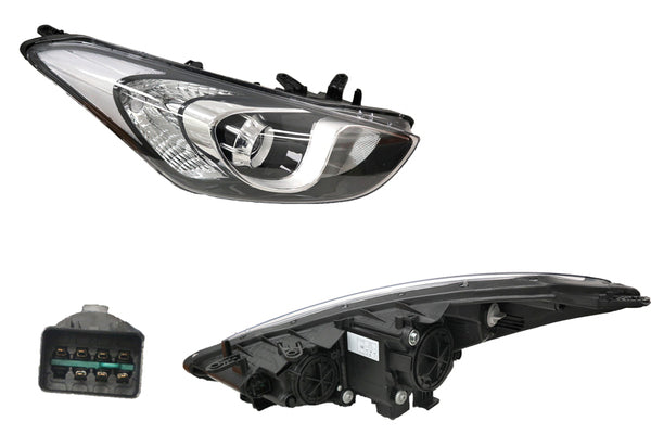 Hyundai I30 GD 2012-2017 Headlight Right Hand Side Non Xenon