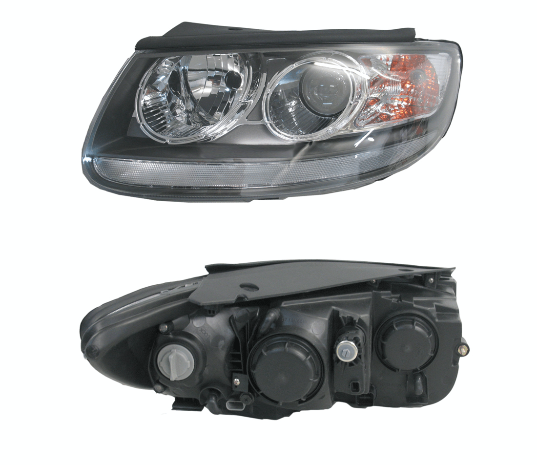 Hyundai Santa Fe 2006-2012 Headlight Left Hand Passenger Side - All AutomotiveParts