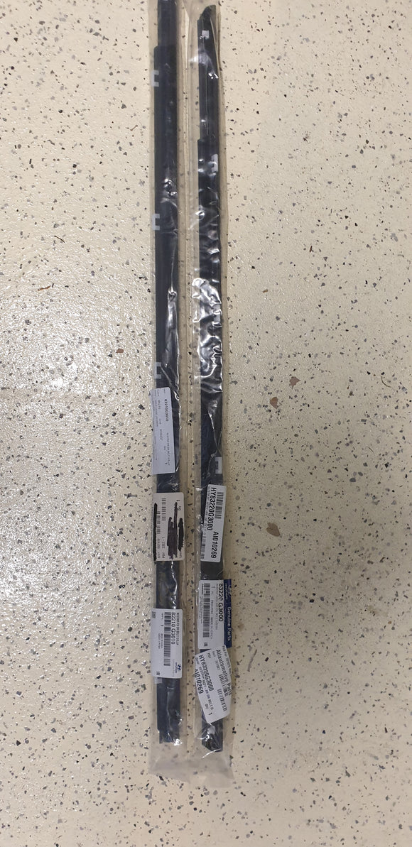 Hyundai i30 GD 2012- onwards Window Weather Strip Rear Left Hand Side