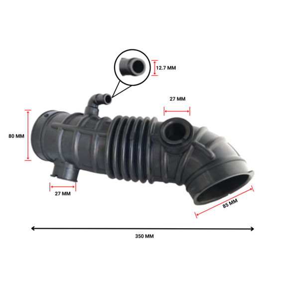 Kia Carnival VQ 2006-2014 Air Cleaner Hose Small type