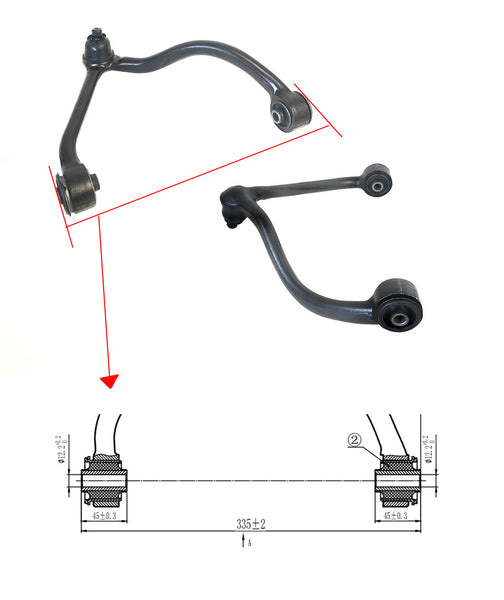 Kia Sorento BL 2002-2006 Control Arm Upper Right Hand Side