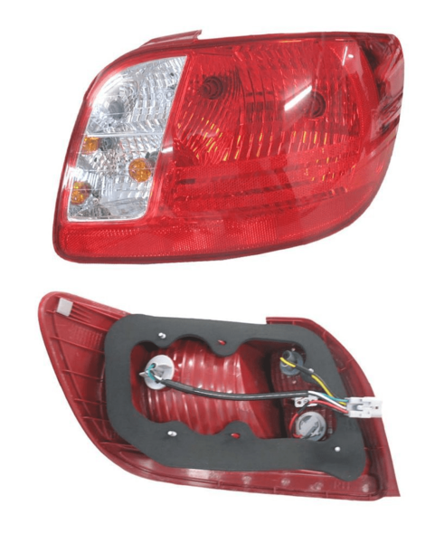 Kia Rio JB 05/2005-06/2009 Tail light Right Hand Side Sedan