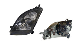 Suzuki Swift EZ 2005-2010 Head Light Left Hand Side Chrome & Black
