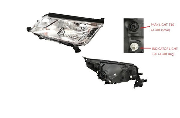 Toyota Hiace GDH300R/GDH320R/GDH/322R/GRH 2019-onwards Headlight Left Hand Side