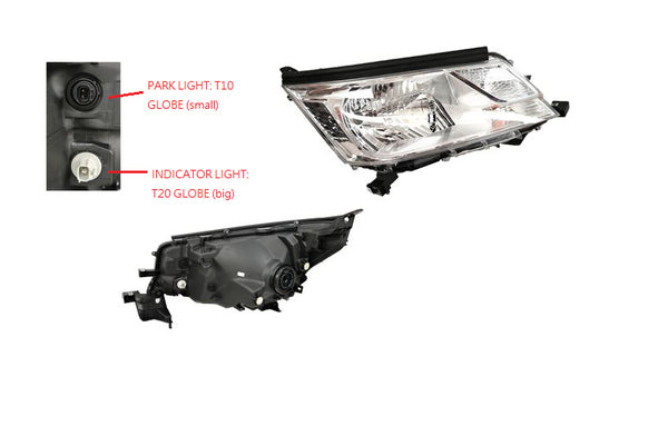 Toyota Hiace GDH300R/GDH320R/GDH/322R/GRH 2019-onwards Headlight Right Hand Side