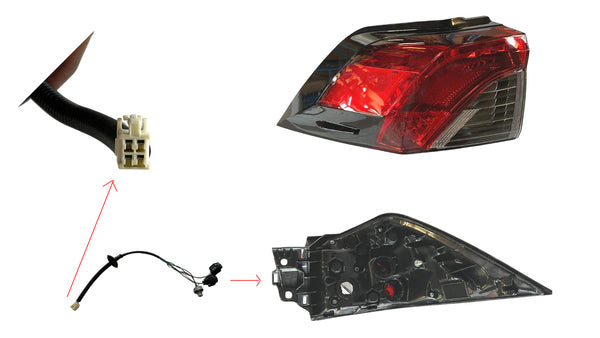 Toyota RAV4 50 Series 01/2019-Onwards Outer Tail Light Left Hand Side