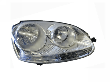 Volkswagen Golf MK5 2004- 2008 Headlight Right Hand Side Halogen Chrome